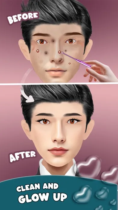 Captures d'écran de DIY ASMR Makeover Makeup Salon