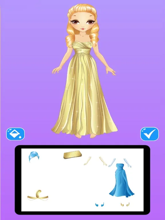 Paper Doll DIY ASMR Girl Games iPad 應用截圖