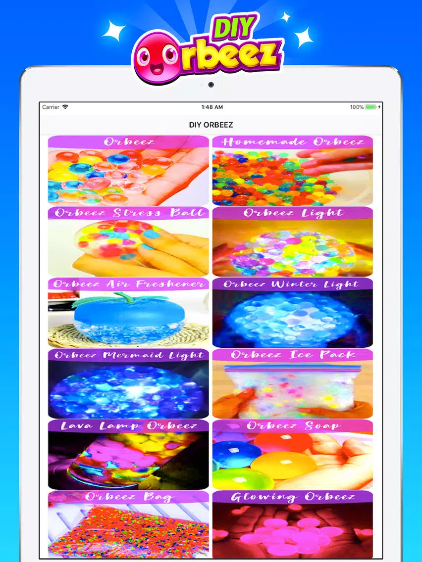 Zrzuty ekranu DIY Squishy Orbeez iPad 