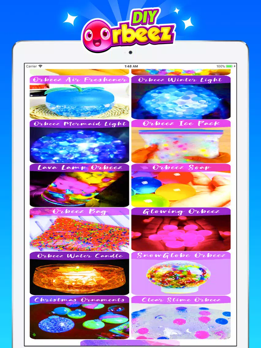 Zrzuty ekranu DIY Squishy Orbeez iPad 