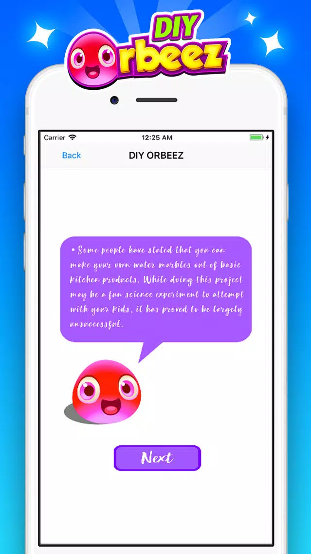 Zrzuty ekranu DIY Squishy Orbeez