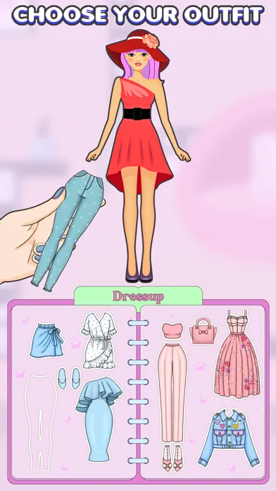 DIY Paper Doll Dress Up Games Screenshots