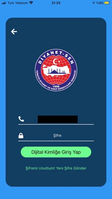 Capturas de pantalla de Diyanet Sen Dijital Kimlik