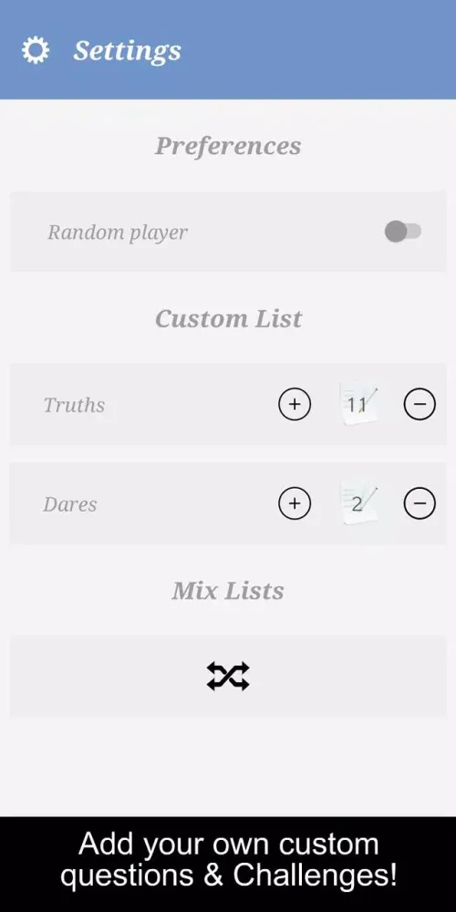 Truth or Dare Screenshots