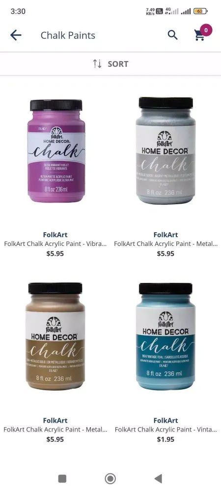 Captures d'écran de DIY Craft Warehouse