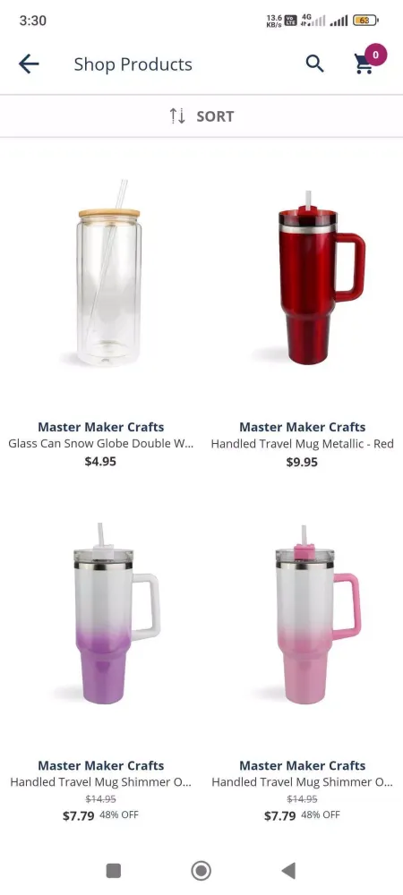 Captures d'écran de DIY Craft Warehouse