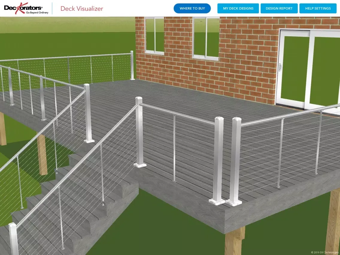 Tangkapan skrin Deckorators Deck Visualizer iPad 