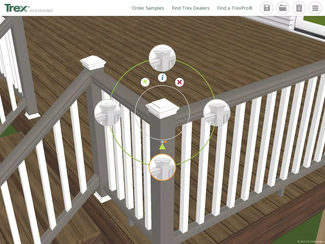 Captures d'écran de Trex Deck Designer App– Plan and create your Trex dream deck and outdoor living space! iPad 