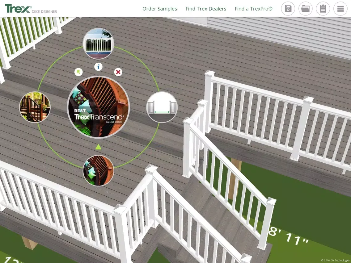 Captures d'écran de Trex Deck Designer App– Plan and create your Trex dream deck and outdoor living space! iPad 
