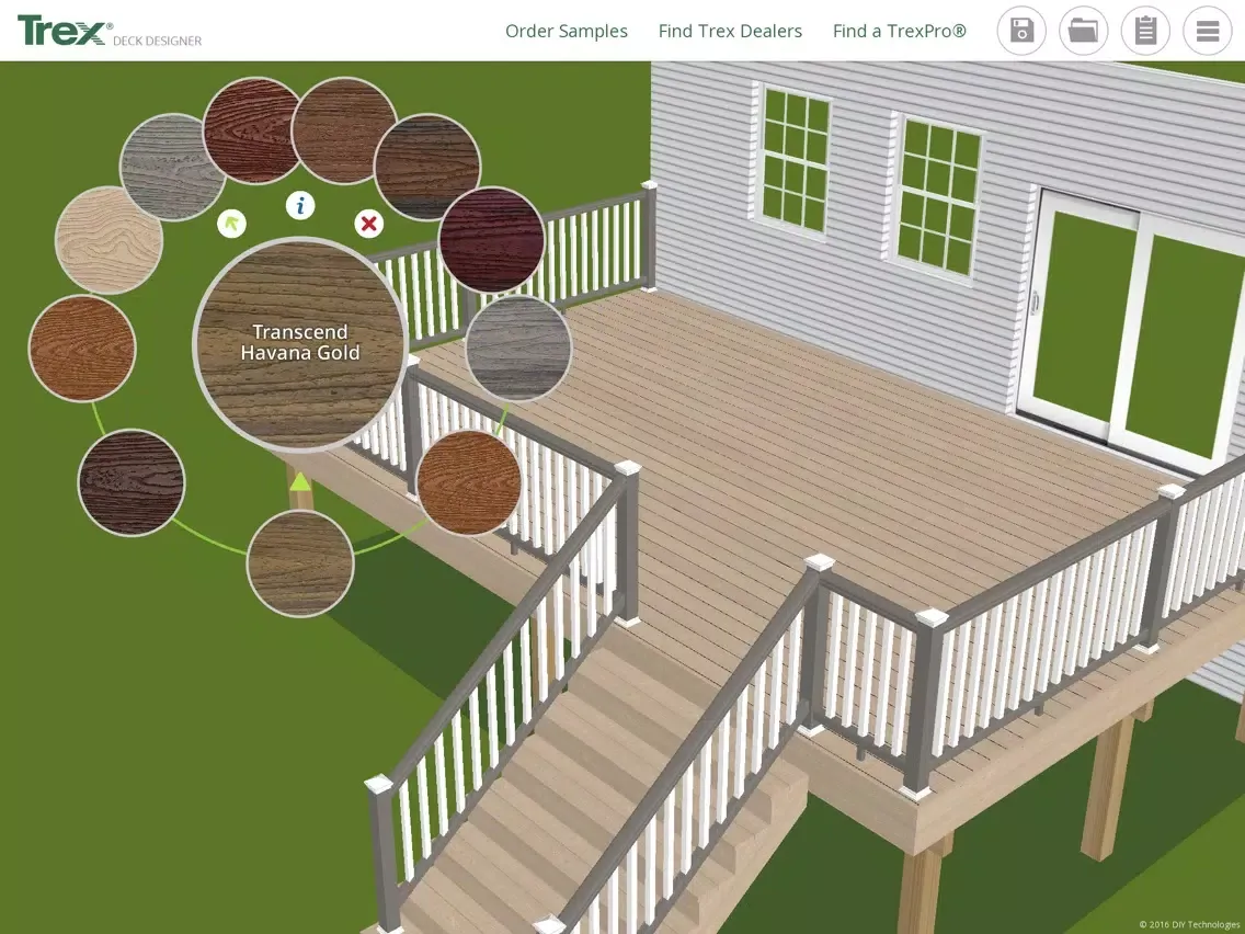 Captures d'écran de Trex Deck Designer App– Plan and create your Trex dream deck and outdoor living space! iPad 