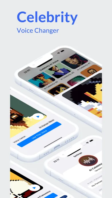 AI CelebVoicer - Voice Cloning應用截圖
