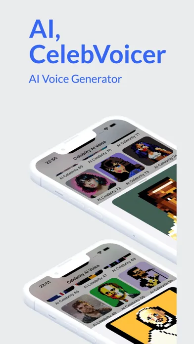 AI CelebVoicer - Voice Cloning應用截圖