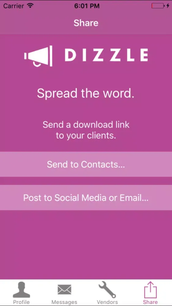 Dizzle - Spread the Word سکرین شاٹس