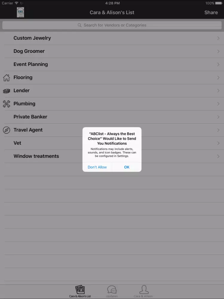 ABClist - Always the Best Choice iPad  스크린샷