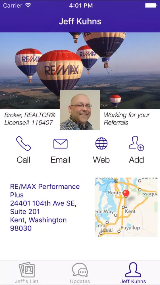 Capturas de tela do Jeff Kuhns Real Estate