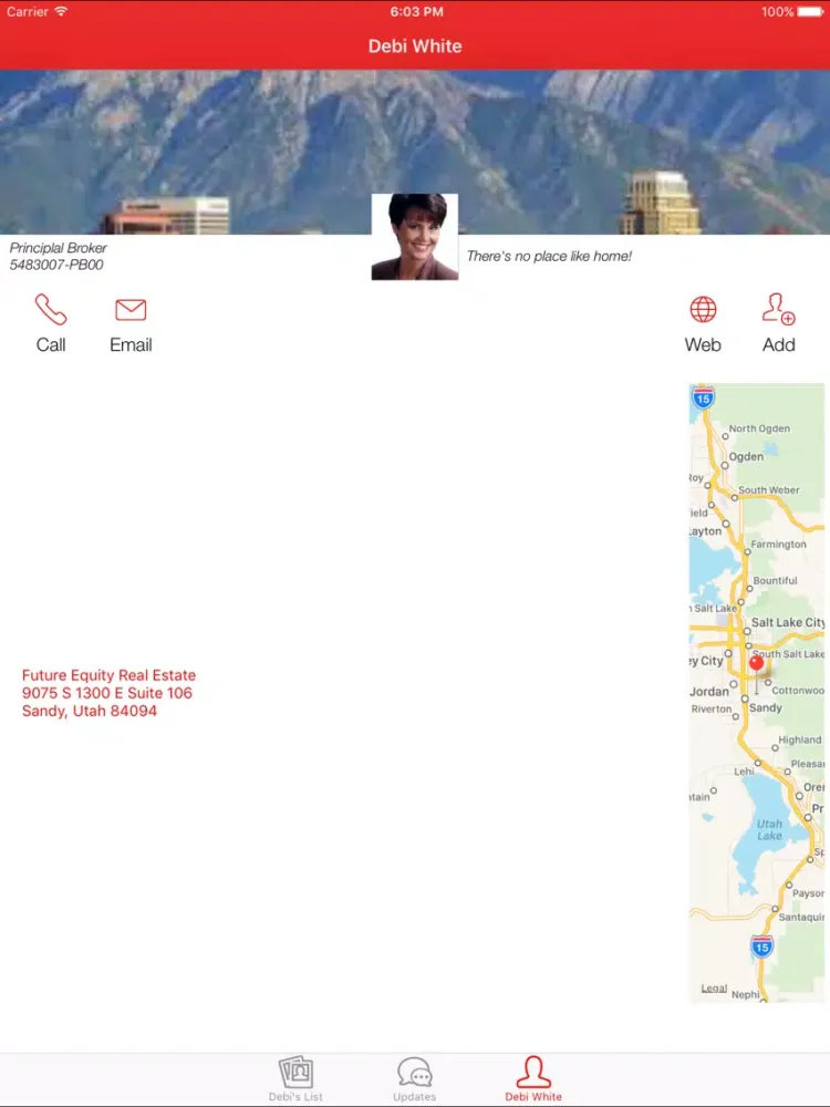 Debi White Future Equity iPad 应用截图