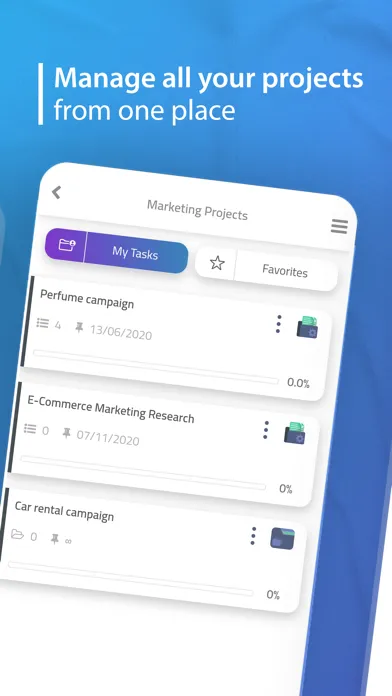 Screenshot di Projecto : Organize your Team