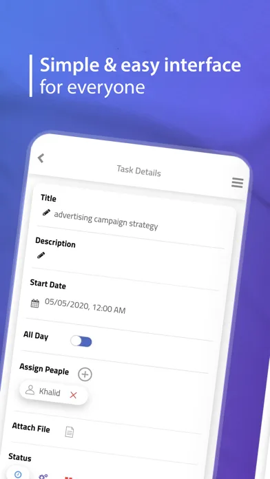 Screenshot di Projecto : Organize your Team