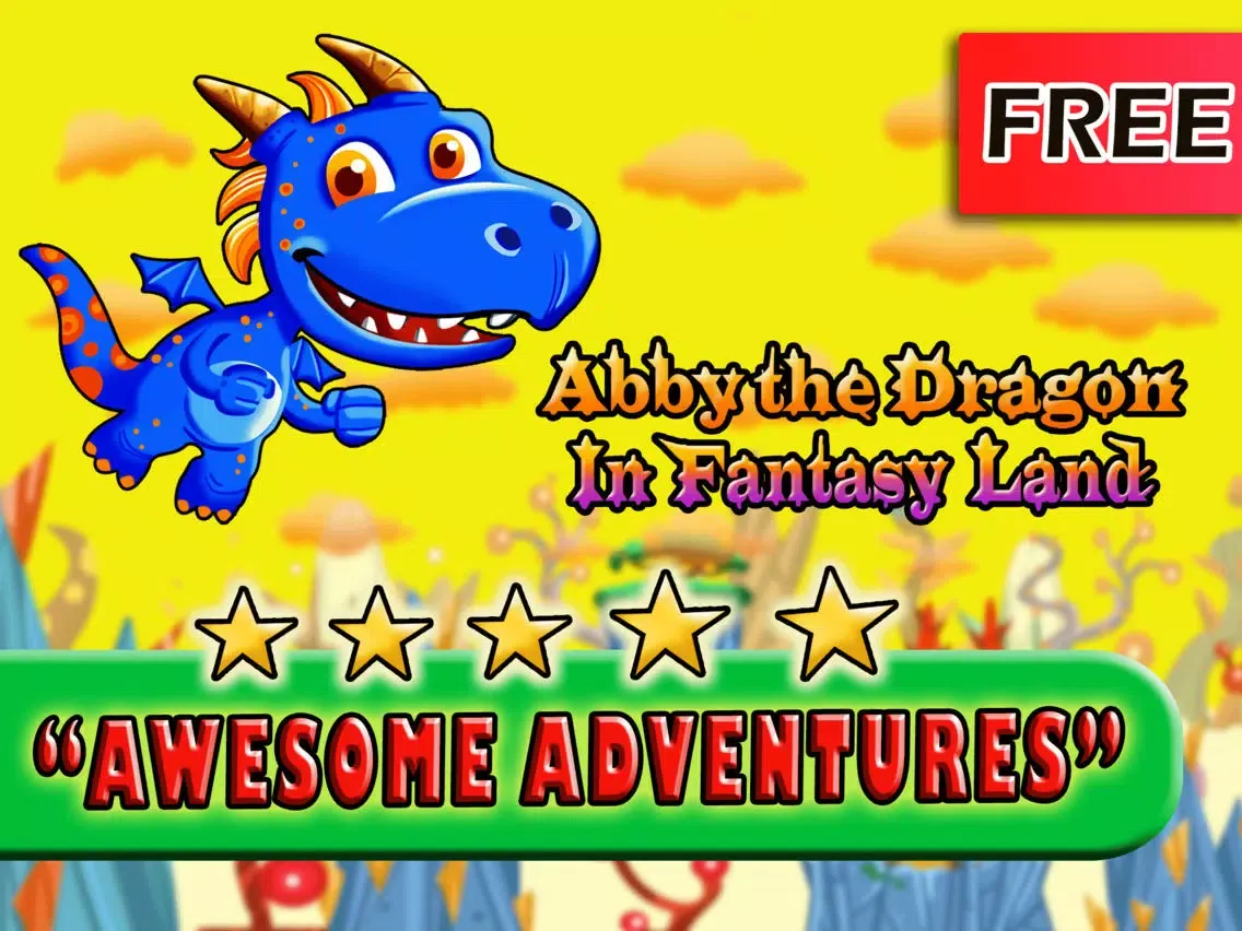 Ảnh chụp màn hình của Abby The Dragon - Fun Action Adventure Game for Kids and Girls Free iPad 