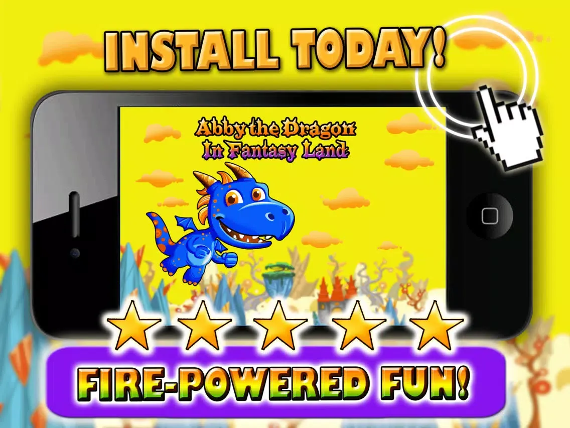 Ảnh chụp màn hình của Abby The Dragon - Fun Action Adventure Game for Kids and Girls Free iPad 