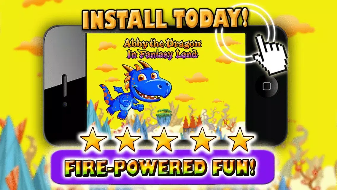 Ảnh chụp màn hình của Abby The Dragon - Fun Action Adventure Game for Kids and Girls Free