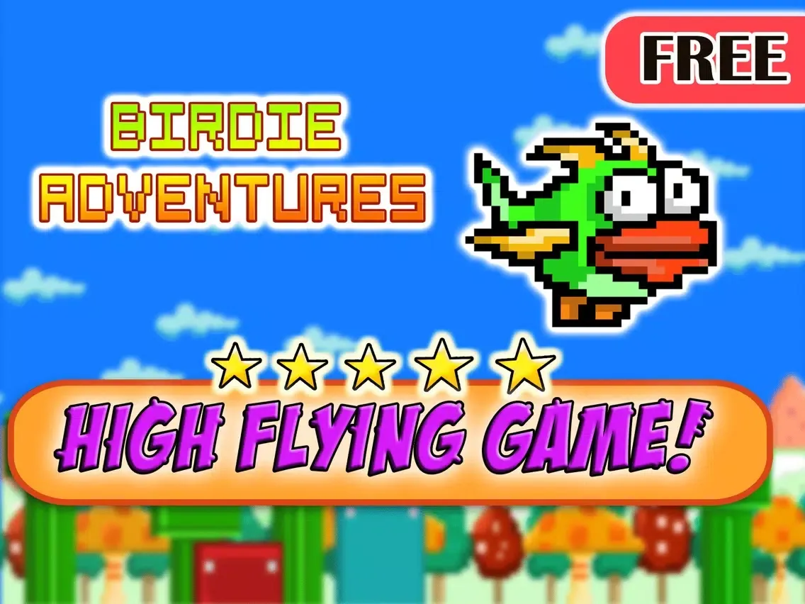 Capturas de pantalla de Addicting Bird Adventures - Flappy Monster Game For Boys iPad 