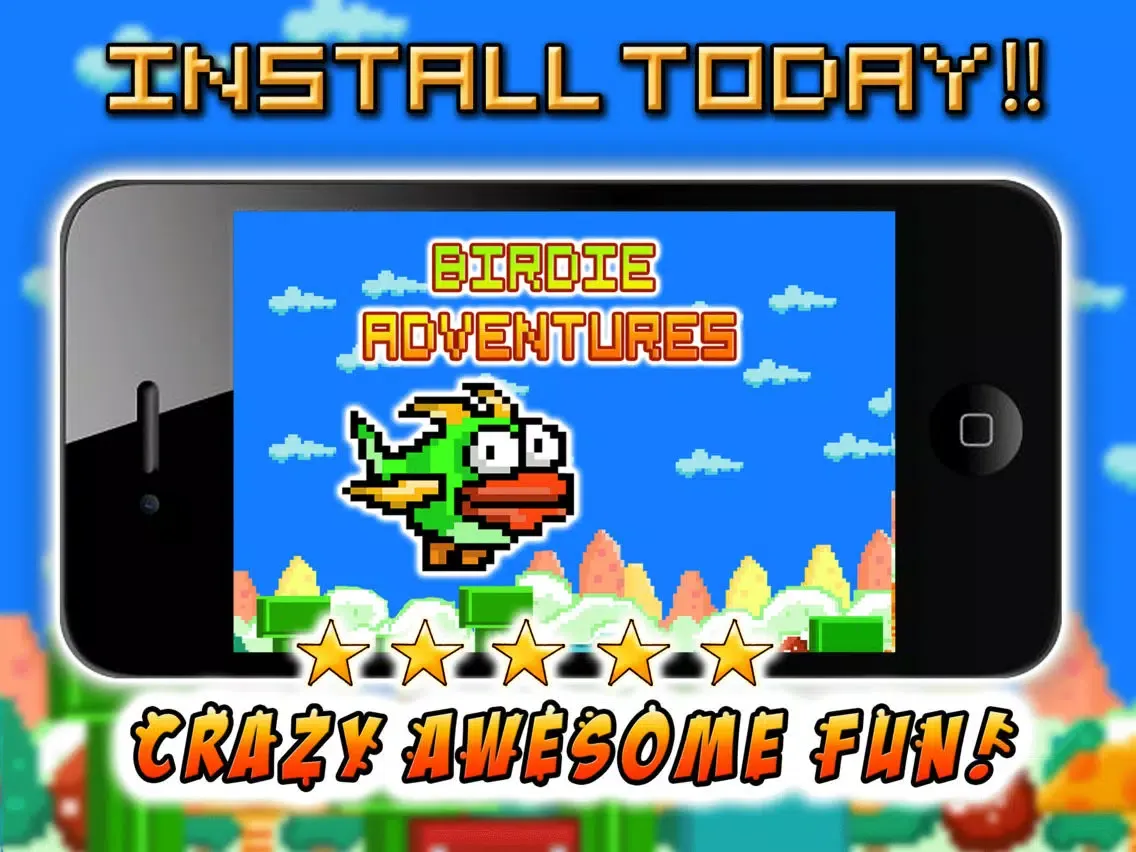 Capturas de pantalla de Addicting Bird Adventures - Flappy Monster Game For Boys iPad 