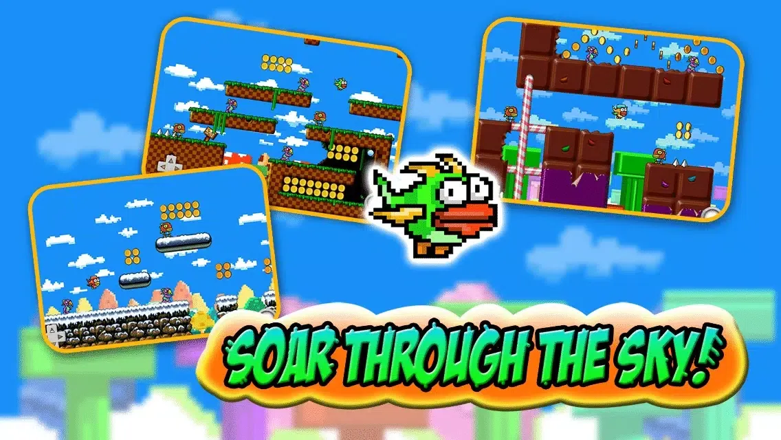 Capturas de pantalla de Addicting Bird Adventures - Flappy Monster Game For Boys