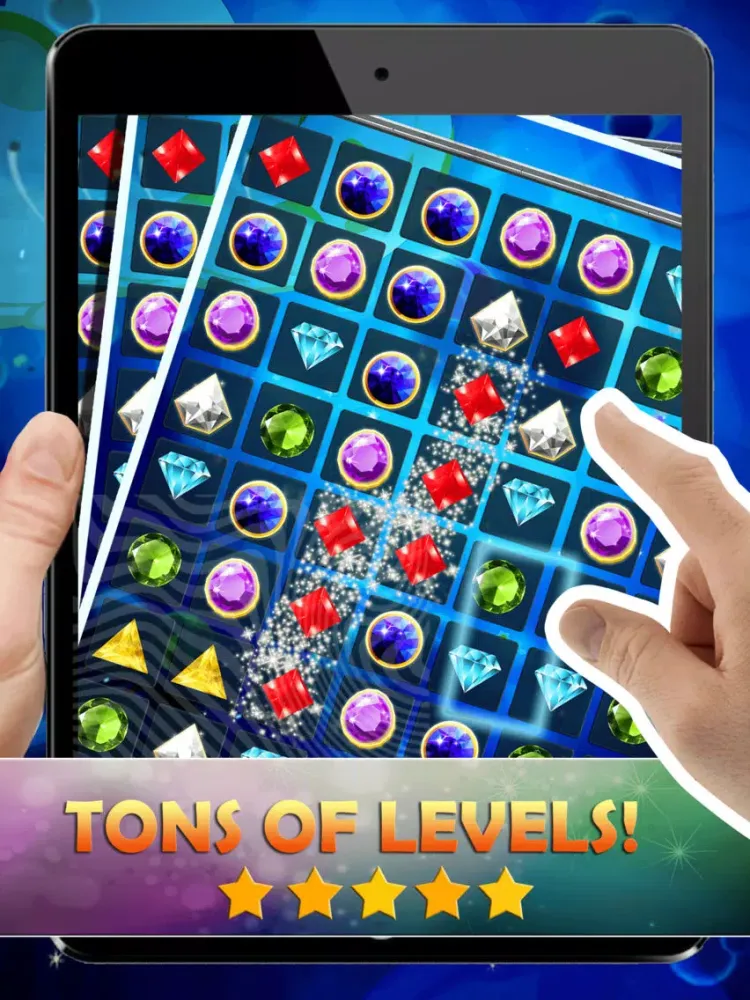 Скриншоты Blitz Jewel World Heroes - Hardest Swipe Quest Mania Mini Game 2014 iPad 