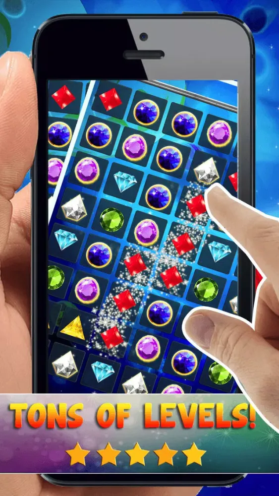 Скриншоты Blitz Jewel World Heroes - Hardest Swipe Quest Mania Mini Game 2014