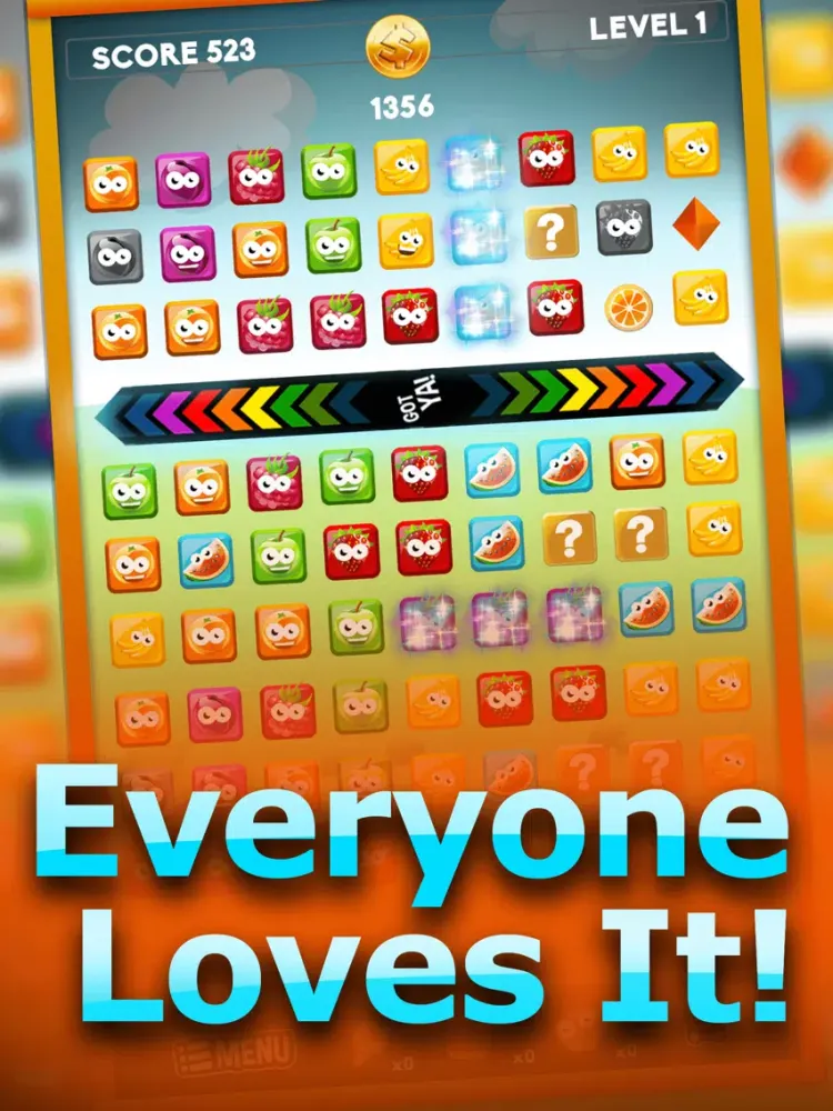 Candy Fruit Party Pop - Fun Addictive Candies Game For Kids HD FREE iPad  Screenshots