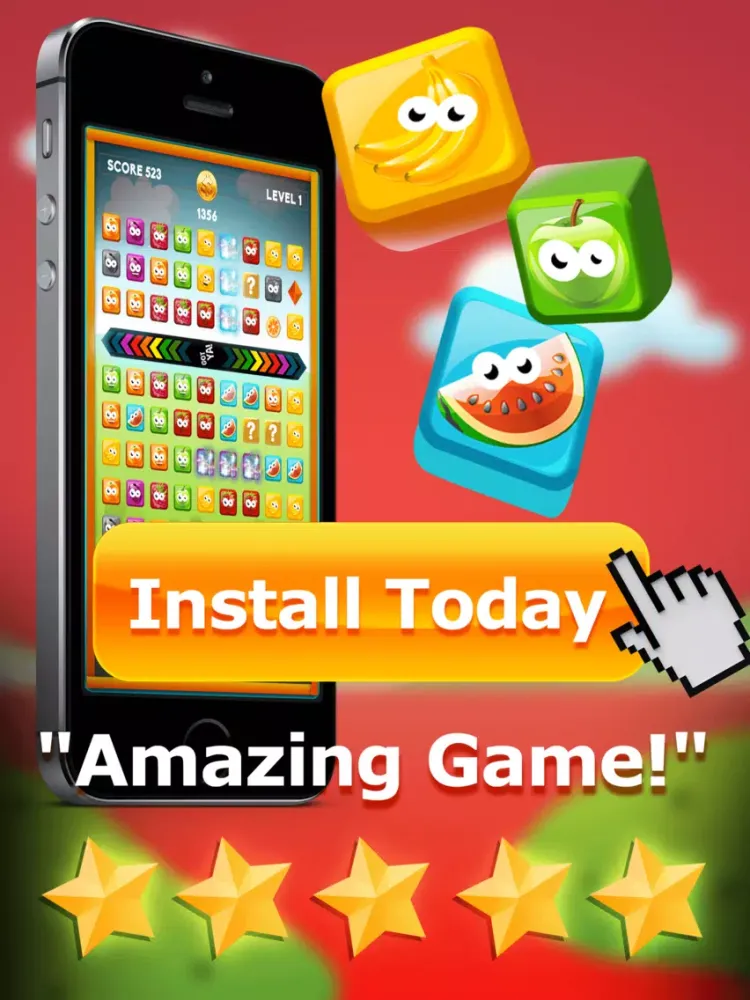 Candy Fruit Party Pop - Fun Addictive Candies Game For Kids HD FREE iPad  Screenshots