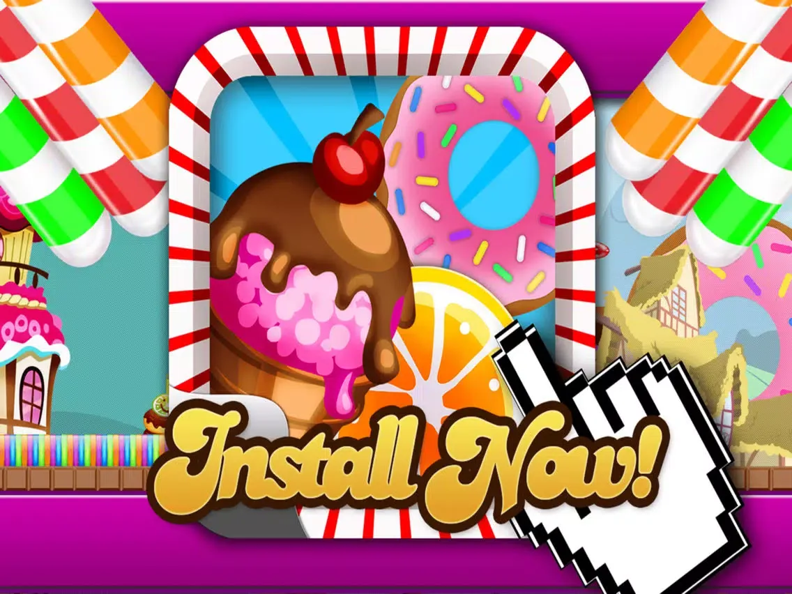 Ảnh chụp màn hình của Candy Land Defense - Fun Castle of Fortune Shooting Game FREE iPad 