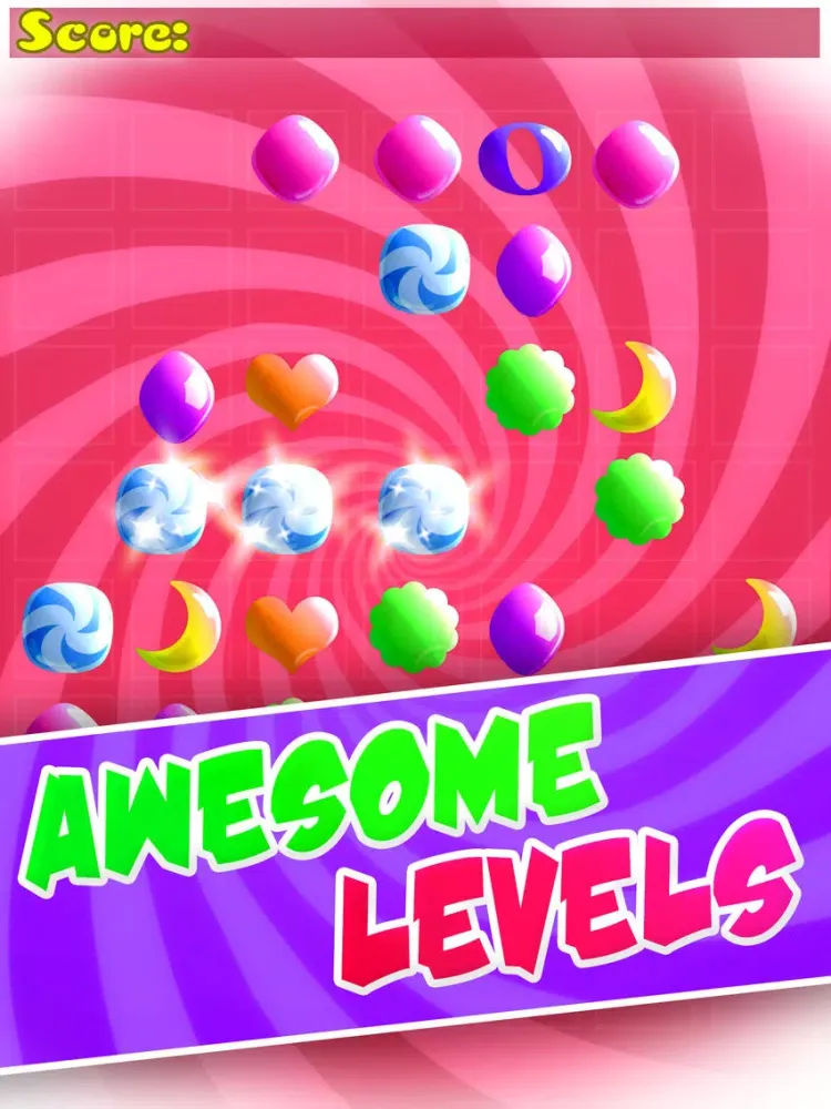 Candy-Maker Match-3 - Fun Candies And Bubbles Pop Puzzle Game HD FREE iPad  Screenshots