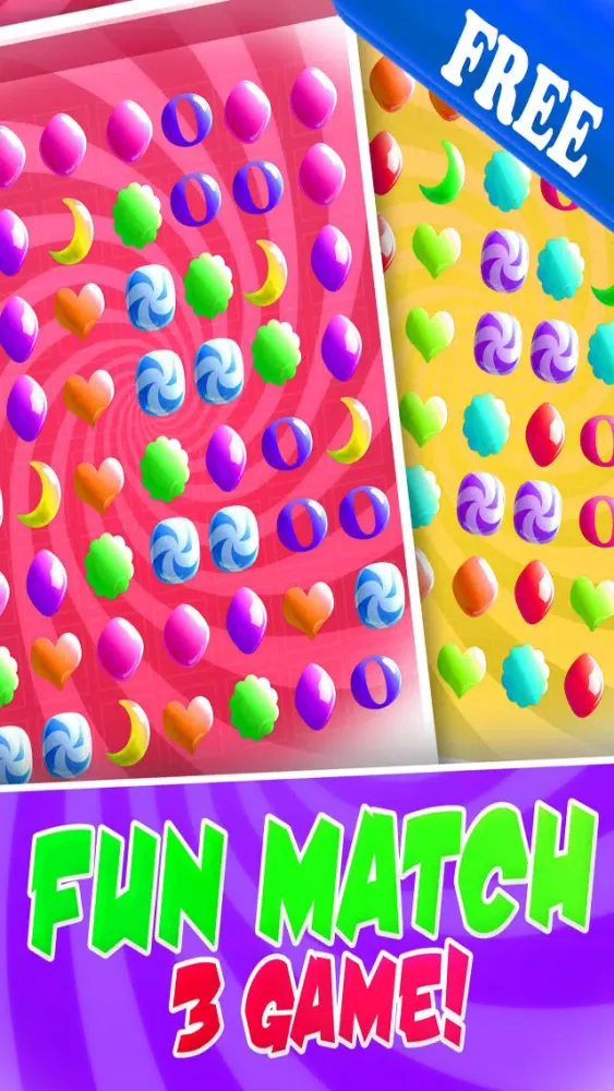 Candy-Maker Match-3 - Fun Candies And Bubbles Pop Puzzle Game HD FREE Screenshots