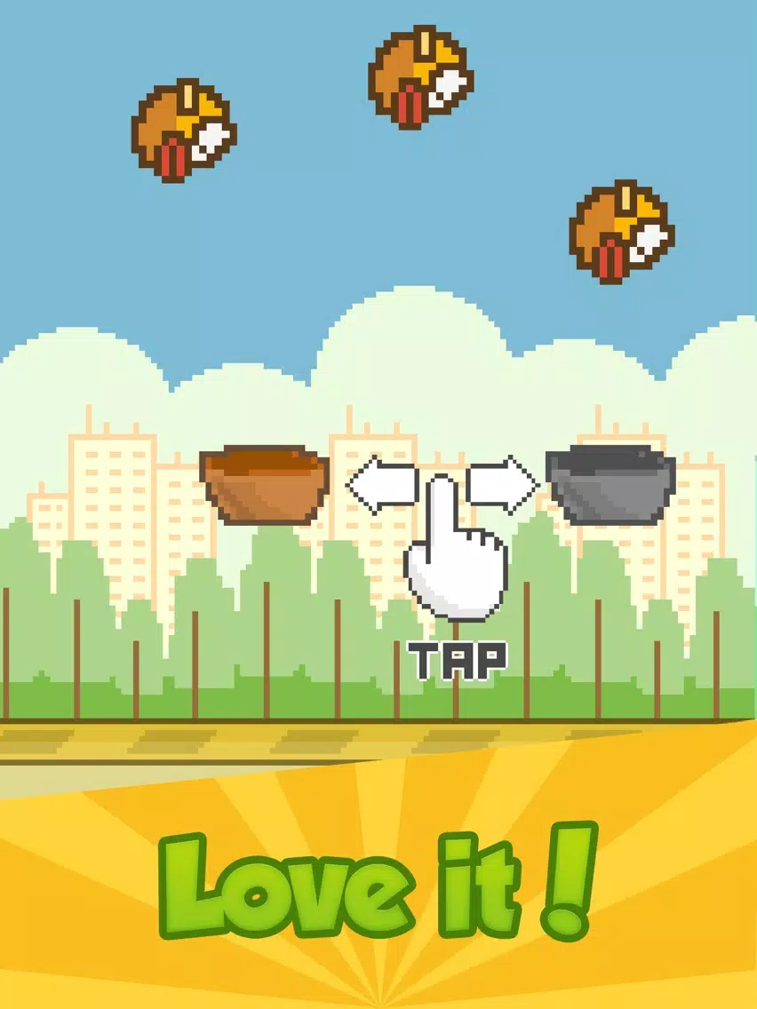 Falling Blue Bird - Flap-py Chick Resurrection 2 iPad 应用截图