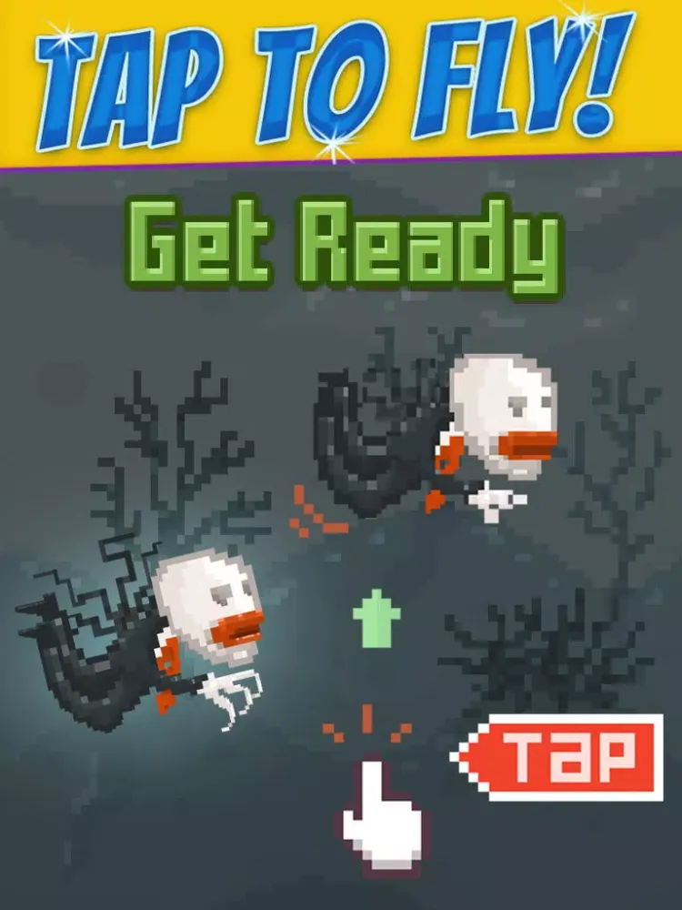 Arrival of Flap-py Slender-Man - Flying Devil Wings Adventure FREE iPad 应用截图