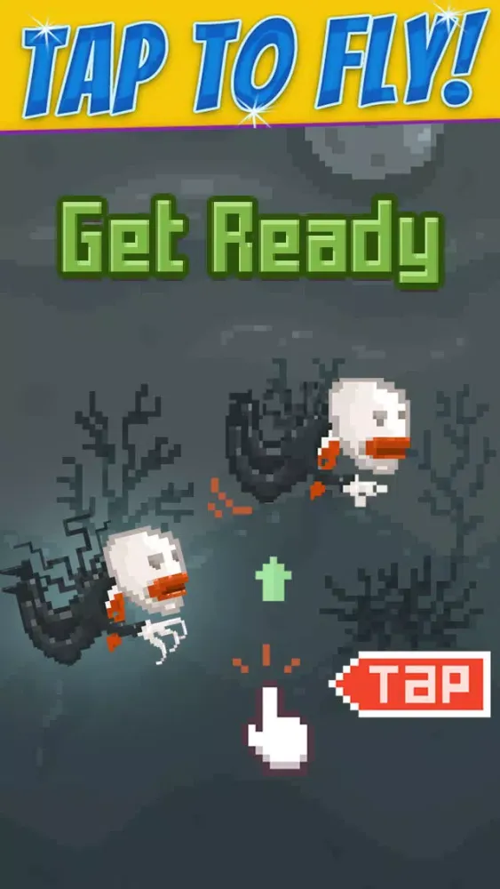 Arrival of Flap-py Slender-Man - Flying Devil Wings Adventure FREE应用截图