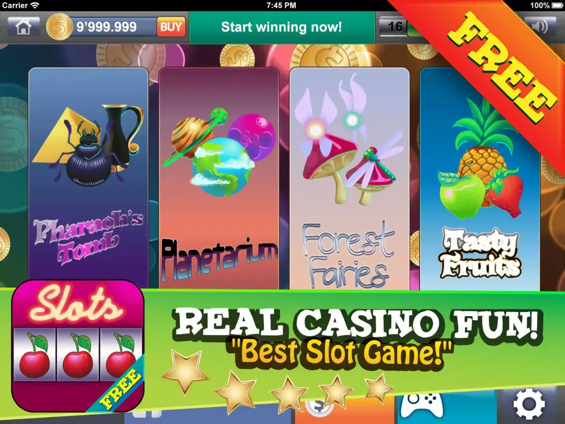 Zrzuty ekranu Free-Slots Machines With Super Luck - Win Multiple Reels For Uber Fun And Money iPad 