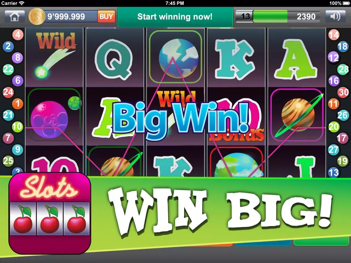 Zrzuty ekranu Free-Slots Machines With Super Luck - Win Multiple Reels For Uber Fun And Money iPad 