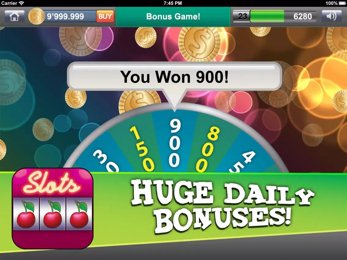 Zrzuty ekranu Free-Slots Machines With Super Luck - Win Multiple Reels For Uber Fun And Money iPad 