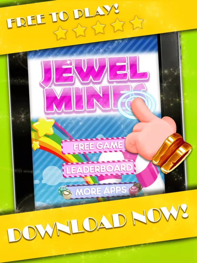 Tangkapan skrin Jewel Mines - Rescue The Pink Candy And Diamonds Memory Game For Kids iPad 