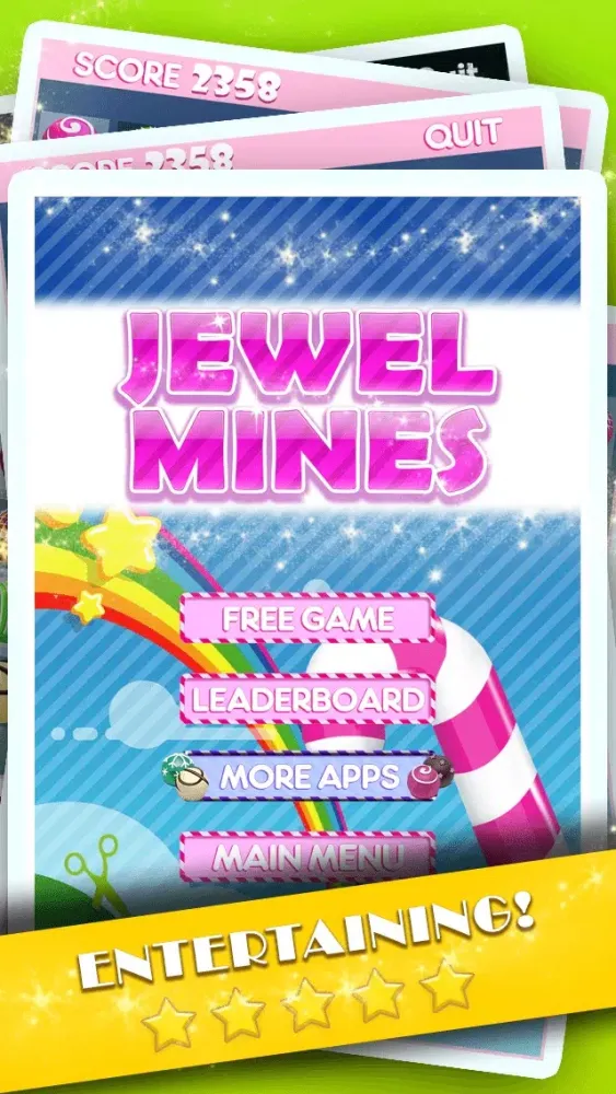 Tangkapan skrin Jewel Mines - Rescue The Pink Candy And Diamonds Memory Game For Kids