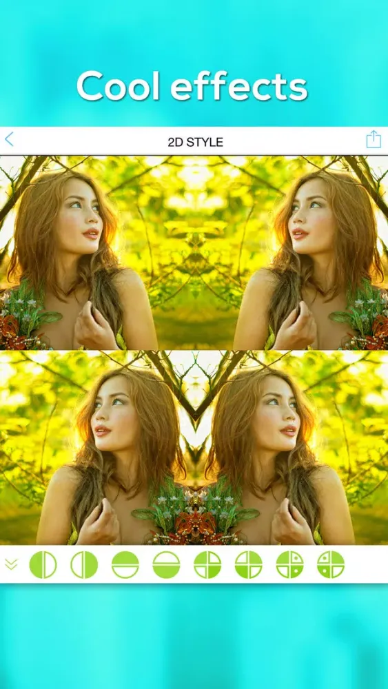 Photo-Mirror Image Free! Twin cam-era & pics editing to split-pic স্ক্রিনশট
