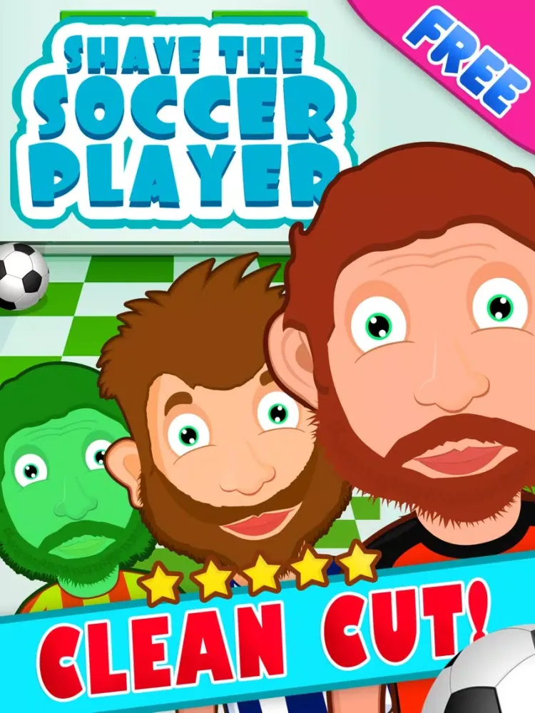 Tangkapan skrin Shave The Soccer Player - Beard Fashion Salon For Brazil Cup 20-14 iPad 
