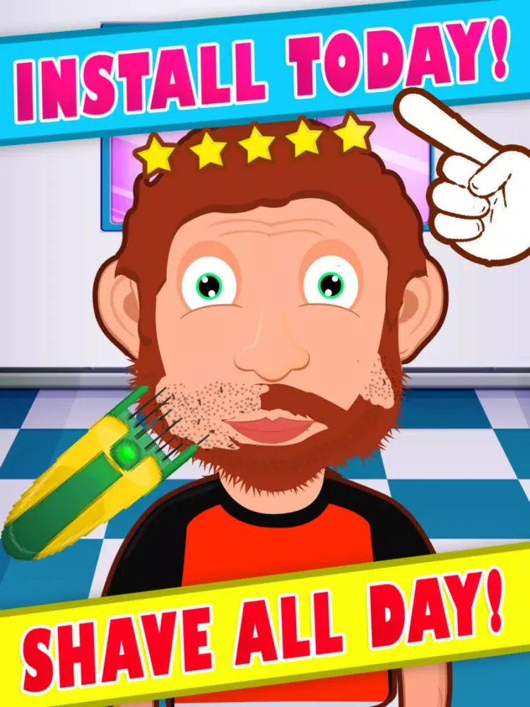 Tangkapan skrin Shave The Soccer Player - Beard Fashion Salon For Brazil Cup 20-14 iPad 