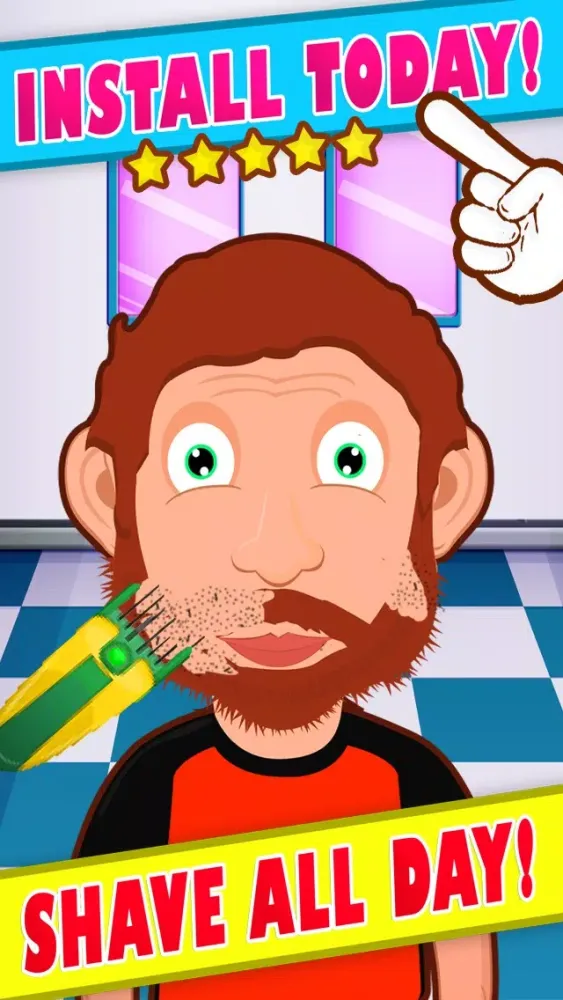 Tangkapan skrin Shave The Soccer Player - Beard Fashion Salon For Brazil Cup 20-14