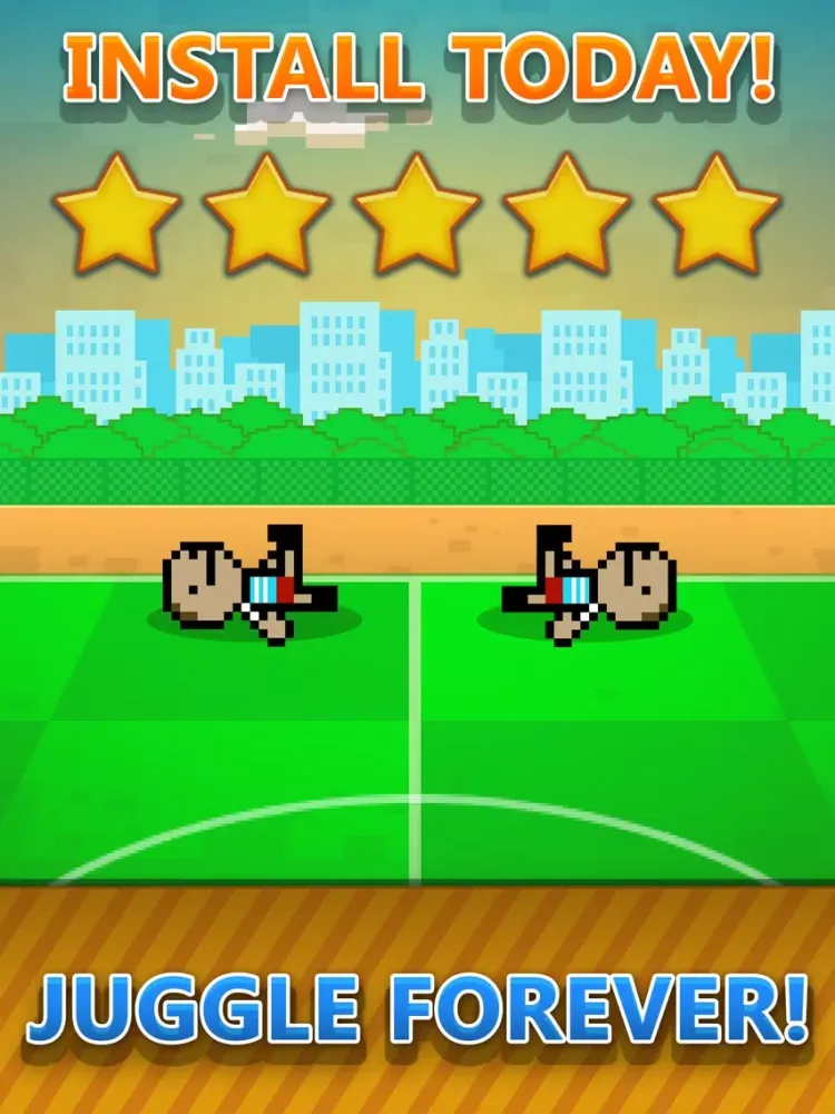 Super Soccer Ball Juggling - Impossible Tiny Bird Juggle Adventure Game iPad  Screenshots