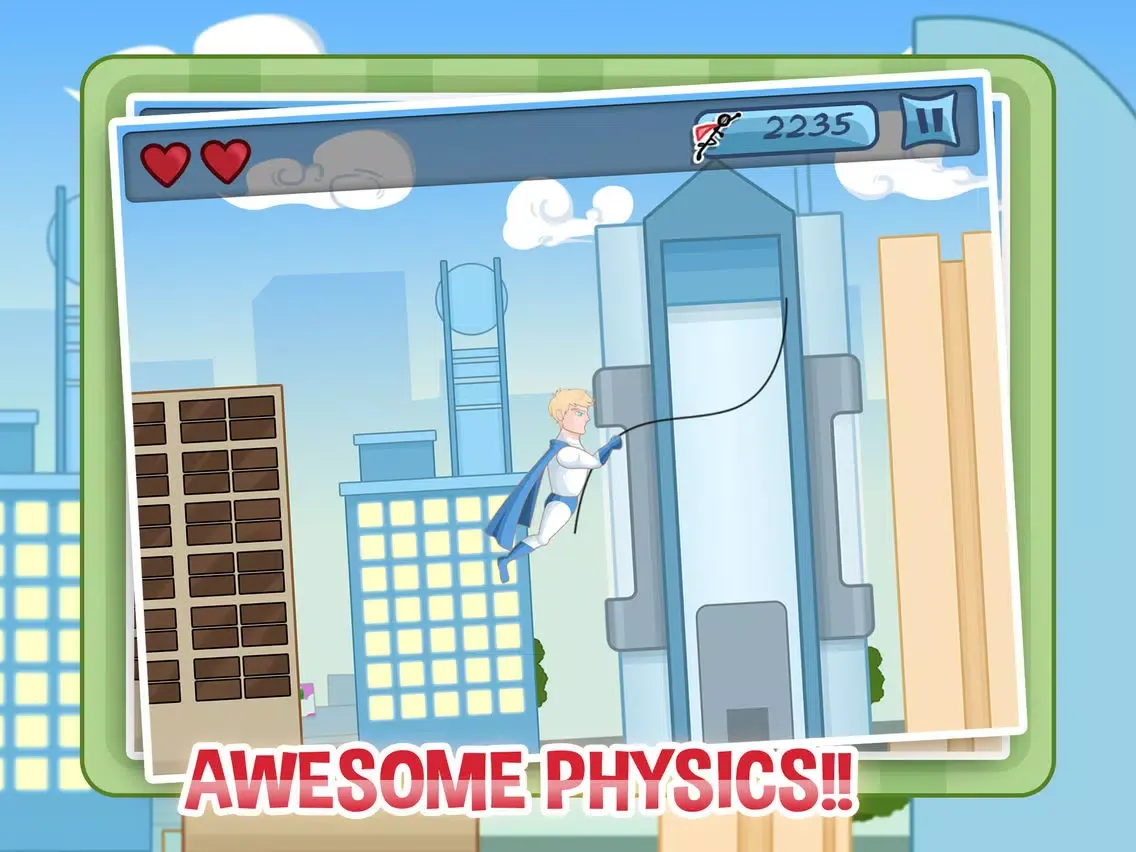 Zrzuty ekranu Rope Swing-ing Super Hero War - New Avengers Powers Unlimited Edition 2 iPad 