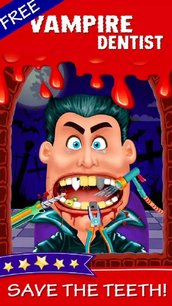 صور Tiny Vampire Dentist - Little Hair And Foot Doctor Office Kids Games 2